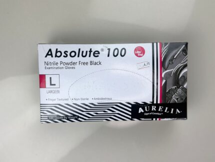 Absolute 100 Black Nitrile Powder Free Black Gloves