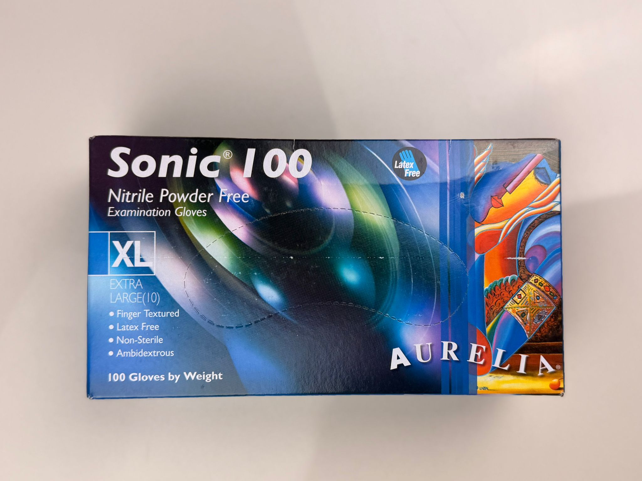 Sonic Gloves Blue Nitrate Powder Free