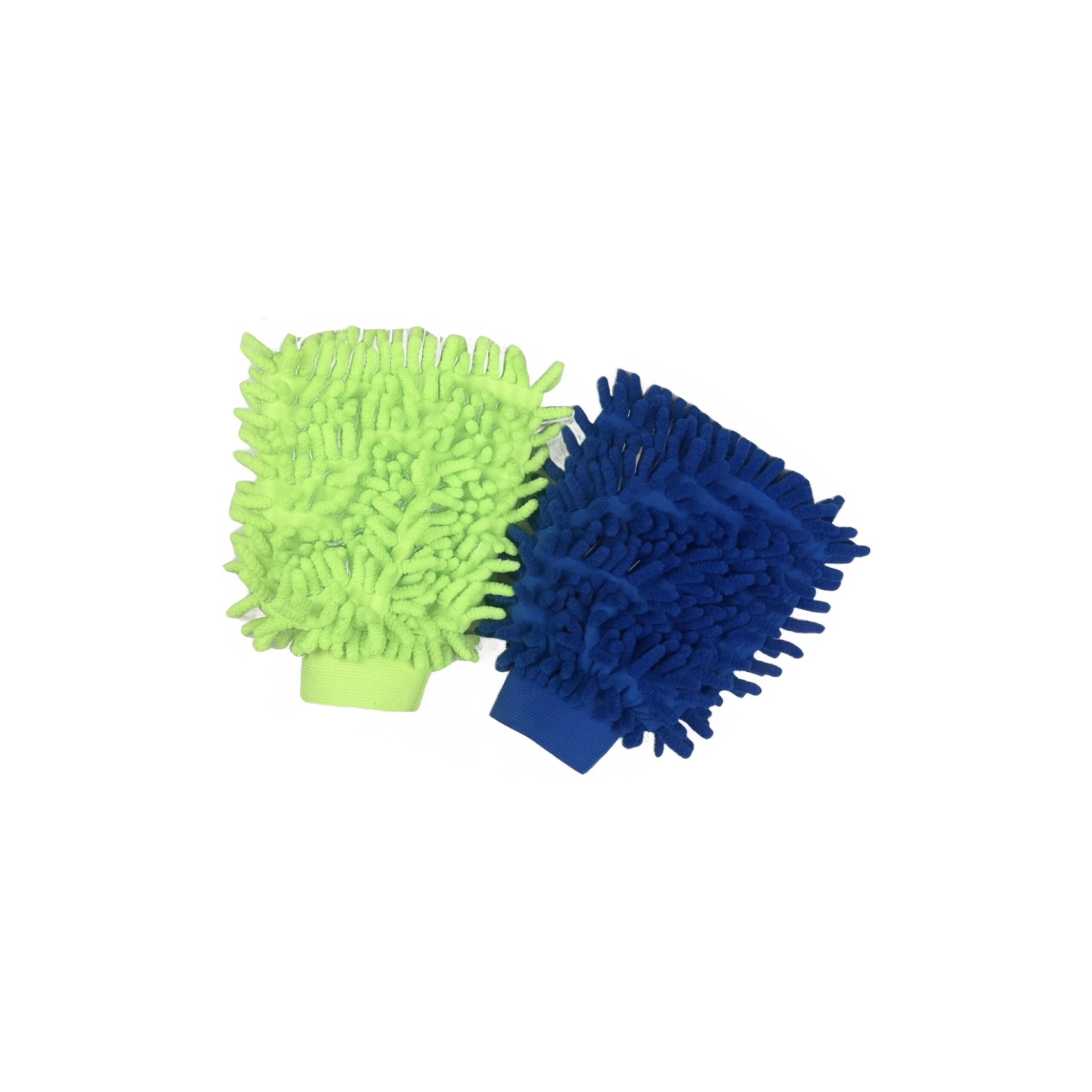 Noodle Mitts 1 pair Green and Blue for cleaning cars, caravans etc
